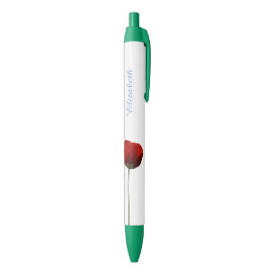 Enkelvoudige rode oppompen Naam Pen