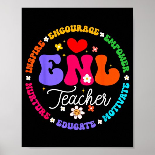 Enl Teacher Squad English New Language Squad Crew Poster (Voorkant)