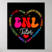 ENL Tutor Teacher Squad Engels Nieuwe Taal Squad Poster (Voorkant)