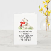 Enlacer coeur condoléances carte de sympathie (Fleur jaune)