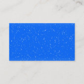 Enlèvement de neige avec Carte de visite de chute (Dos)