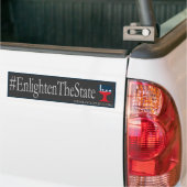 #EnlightenTheState - Donker Bumpersticker (Op Truck)