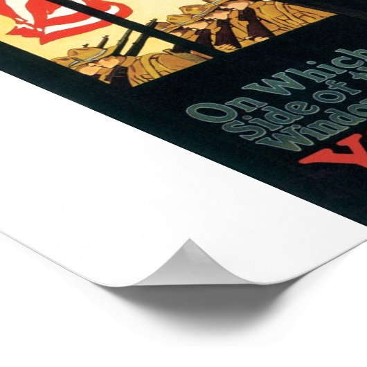 "Enlist" Old U.S. Military Poster circa 1917 (Coin)