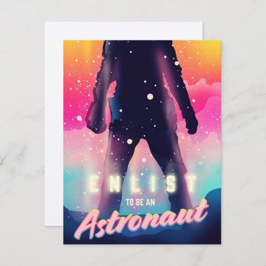 Enlist om een astronaut te zijn (Voorkant / Achterkant)