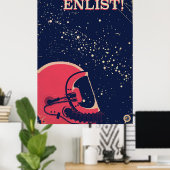 Enlist,  ruimte poster (Thuiskantoor)