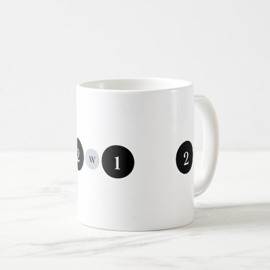 Enneagram 2w1 Mug (Devant droit)