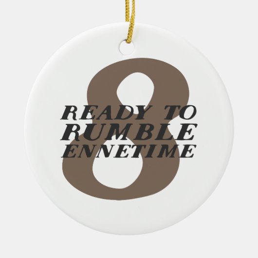 Enneagram 8 Funny Ornament (Voorkant)