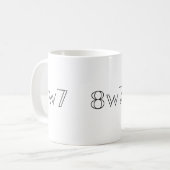 Enneagram 8w7 Mug (Devant gauche)