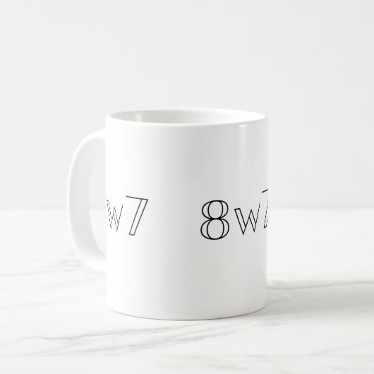 Enneagram 8w7 Mug (Devant gauche)
