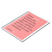 Enneagram 9-laptop notitieboek (Linkerzijde)