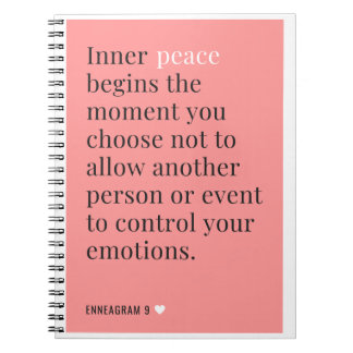 Enneagram 9-laptop notitieboek