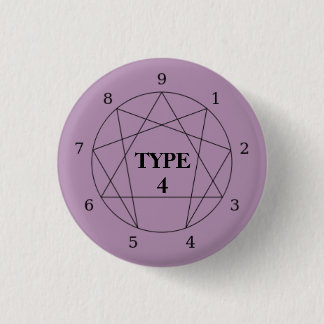 Enneagram Type 4 Button