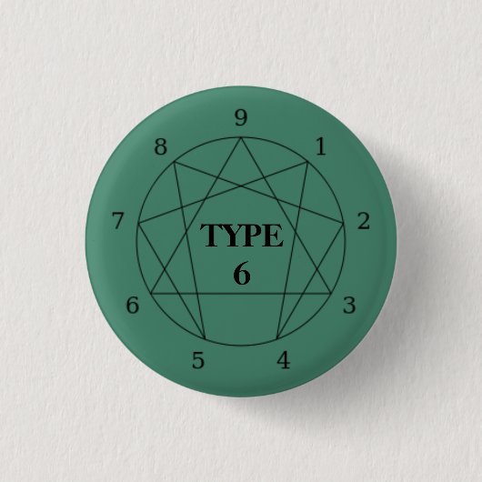 Enneagram Type 6 Button (Voorkant)