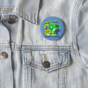 Enneagram type 9 - Ik ben de vredesmaker Ronde Button 5,7 Cm
