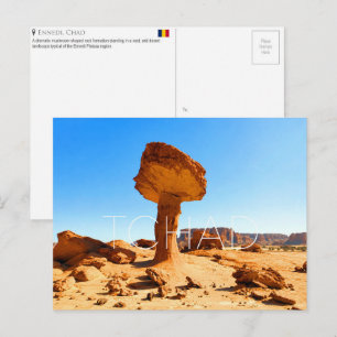 Ennedi, Tsjaad Reisansichtkaart Briefkaart