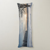 enneigé conception de champ long coussin (Dos (Vertical))