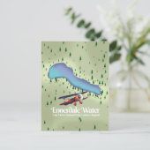 Ennerdale Water, meerwijk Travel poster Briefkaart (Staand voorkant)