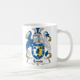 Ennis Family Crest Koffiemok