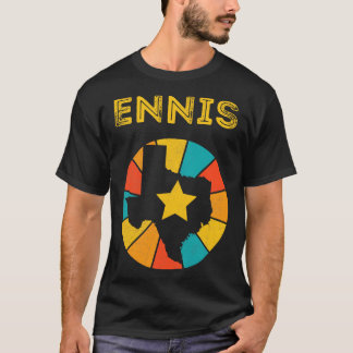 Ennis Texas Vintage Verdrietig Souvenir 1 T-shirt