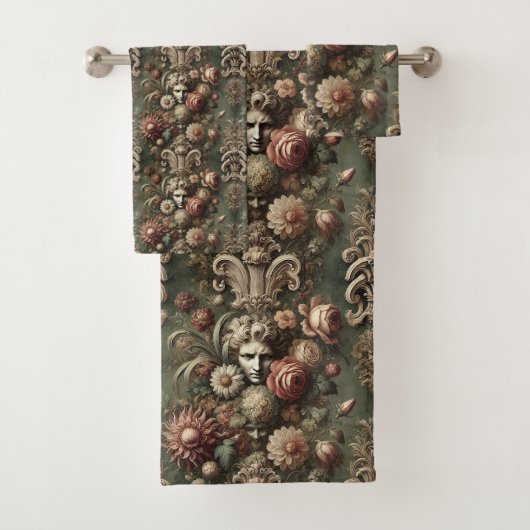 Ennui Elegance – Gotisch Victoriaans Bad Handdoek (Insitu)