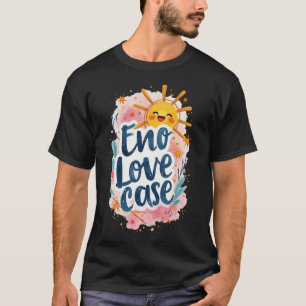 "Eno Love Coque" T-shirt graphique amusant et ludi