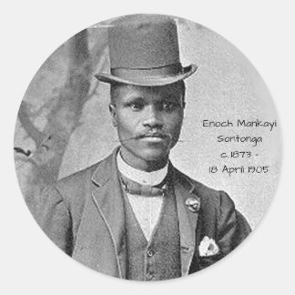 Enoch Mankayi Sontonga Ronde Sticker