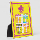 Enochian Air elementaire tablet Fotoplaat (Zijkant)