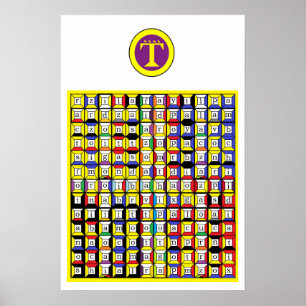 Enochian Air Tablet Poster