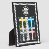 Enochian Earth Elementaire tablet Fotoplaat (Zijkant)