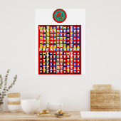 Enochian Fire Tablet Poster (Keuken)