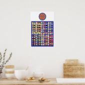 Enochian Water Tablet Poster (Keuken)