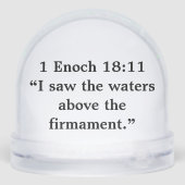 Enoch's Ascension Snow Globe (Arrière)