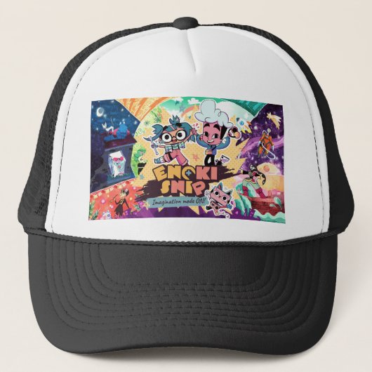 Enoki&Snip Trucker Pet (Voorkant)
