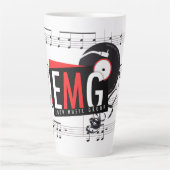 Enon Music Group Latte Mug (Devant)