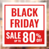Enorme Black Friday-winkeluitverkoop Raamsticker (Vel 2)
