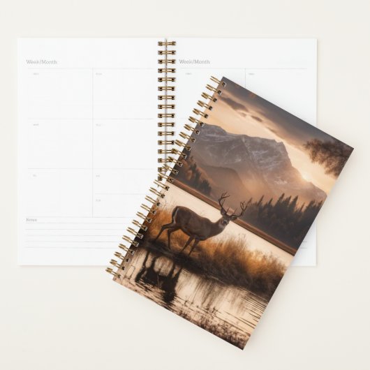 Énorme cerf à cheval sur le lac Mountain (Devant avec enveloppe)