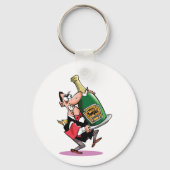 Enorme fles champagne Sleutelhanger (Voorkant)