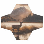 Enorme herten op Mountain Lake Voetbal (Enkel)