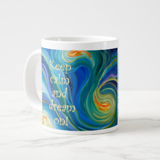 ENORME koffiemok! water, vis, Quote Grote Koffiekop