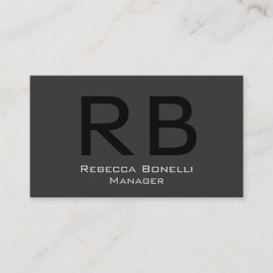 Enorme Monogram Professional Manager Visitekaartje