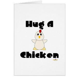 Énorme Poulet Blanc Accrocher Un Poulet