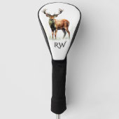 Enorme reephertenmonogram golfheadcover (Voorkant)