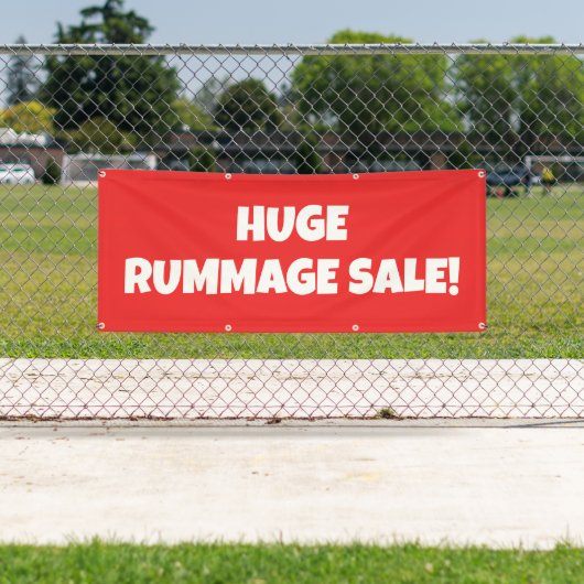 Enorme Rummage Sale Banner (Insitu)