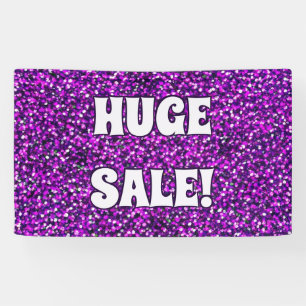 Enorme verkoop glitter banner