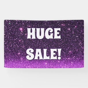 Enorme verkoop glitter banner