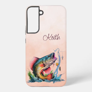 Enorme vis die uit het water valt samsung galaxy hoesje