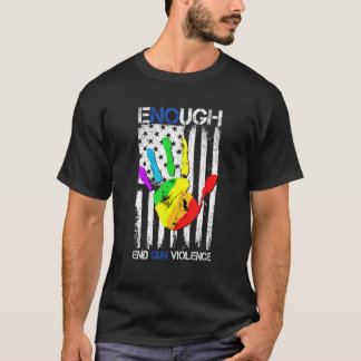 Enough End Gun Violence Protect Our Children Orang T-shirt