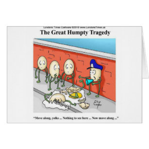 Enquête de police Humpty Dumpty Cadeaux drôles