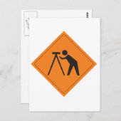 Enquête op werkbord briefkaart (Voorkant / Achterkant)