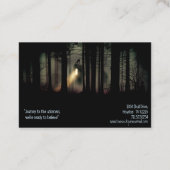 Enquêteur paranormal 2 Carte de visite (Dos)